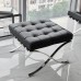 Barcelona Ottoman Cushions And Straps in Premium grade Full Grain Leather with gloss