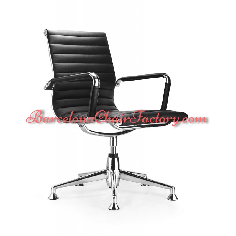 Eames Style Office Ribbed Chair Fix Leg, Eames Style Office Chair No Wheels