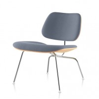 Eames Style LCM Plywood Dining Chair In PU Leather
